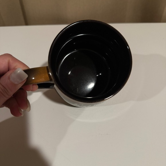 Inspirational Faith Mug Quote Ceramic Amber Black - Picture 3 of 5